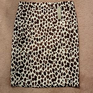 Giraffe Print Pencil Skirt